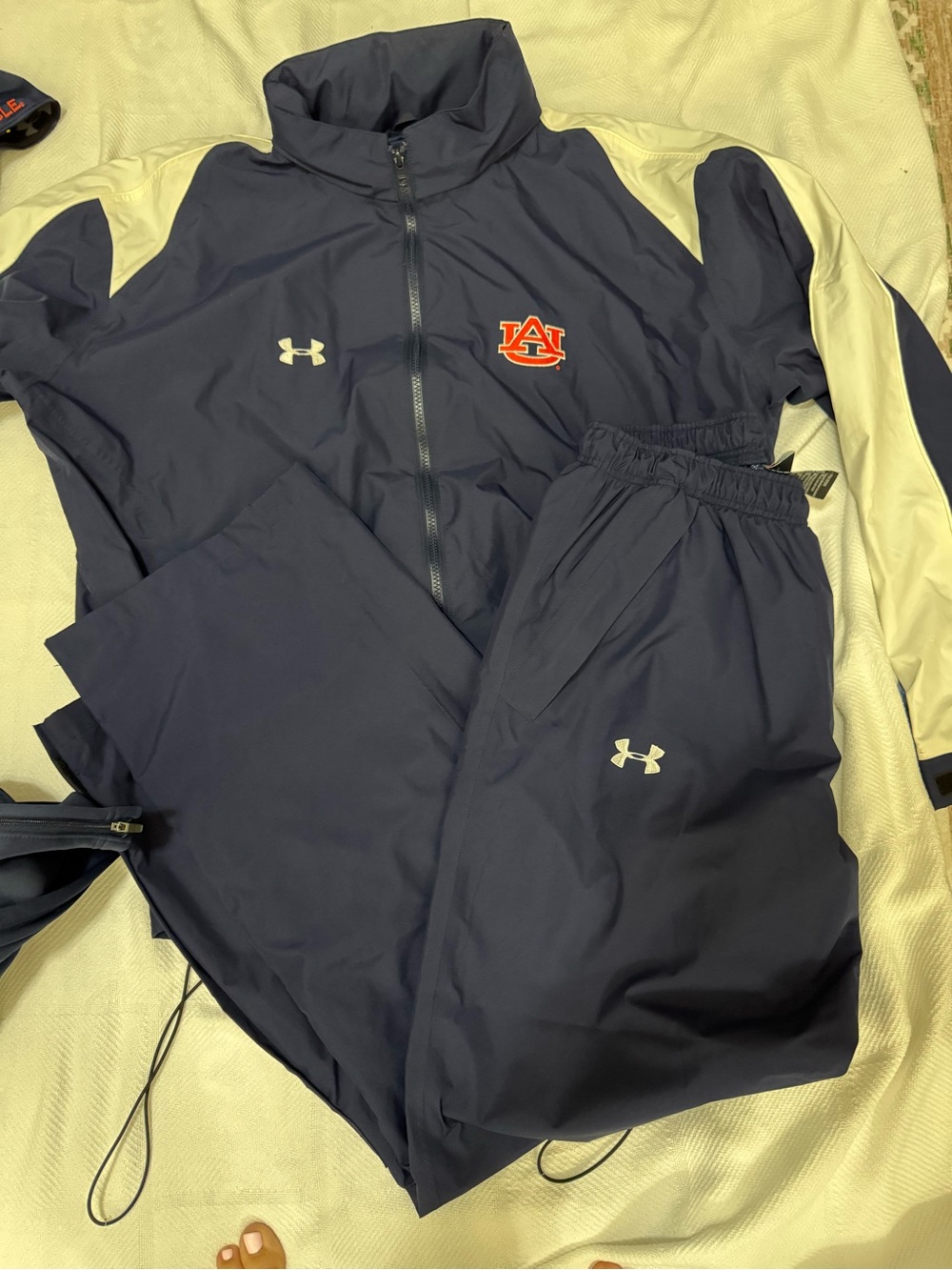 Under Armour Navy Gore-Tex Track Suit with Gold Label